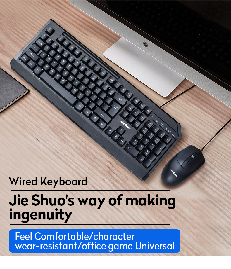 FCC Computer Desktop Accessories OEM Mechanical Keyboard And Mouse Combo