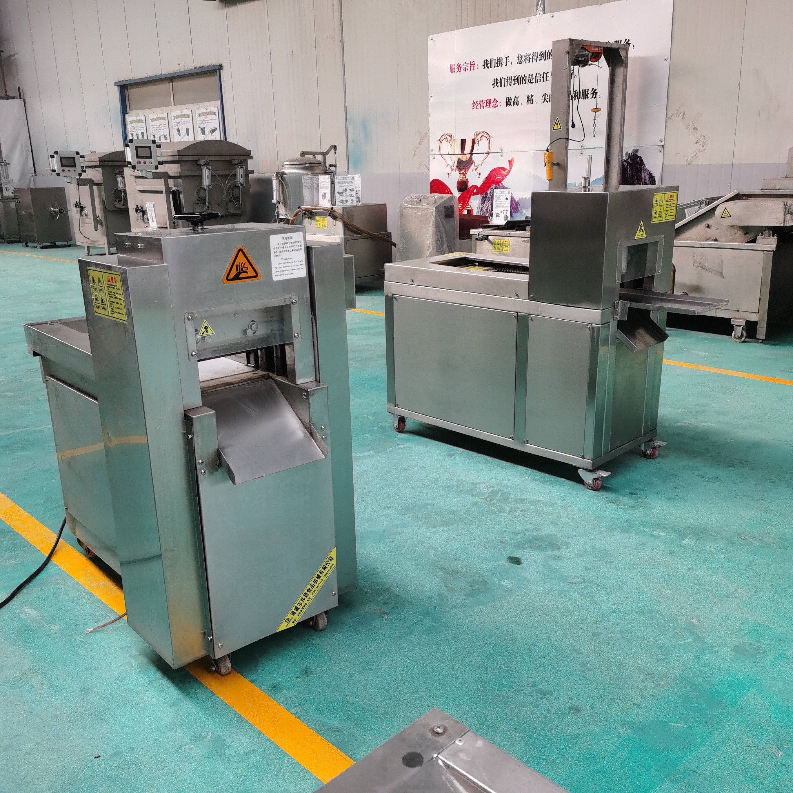 Factory Supply Industrial Fresh Meat Cube Cutting Frozen Chicken Meat Beef And Bone Cutting Machine On Sale