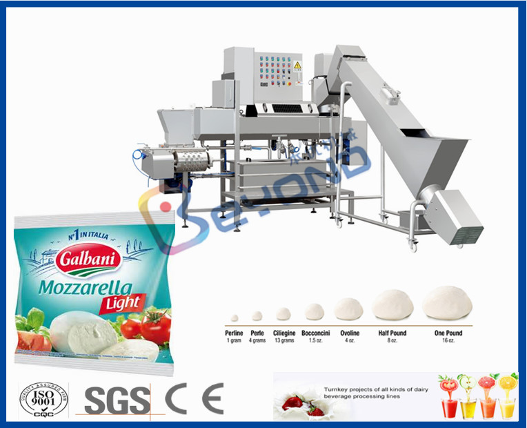 30TPD Cheese Factory Equipment For Cheese Manufacturing Plant 200 Kg/H - 2000 Kg/H Capacity