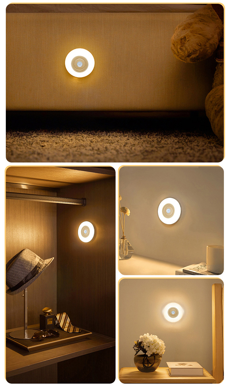 Wireless Wardrobe Motion Sensor LED Light 0.5W Motion Activated Closet Light
