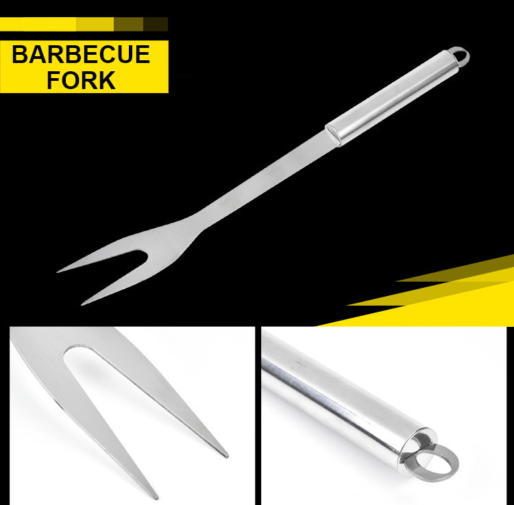 Multifunctional BBQ Grill Supplies Stainless Steel Barbecue Utensils With Storage Bag