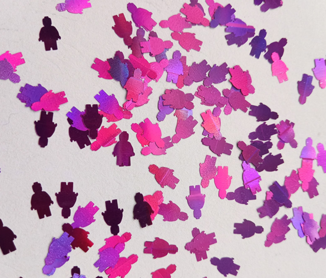 Create a Stunning National Football League Display with 6mm Bulk Glitter in Rugby Shape