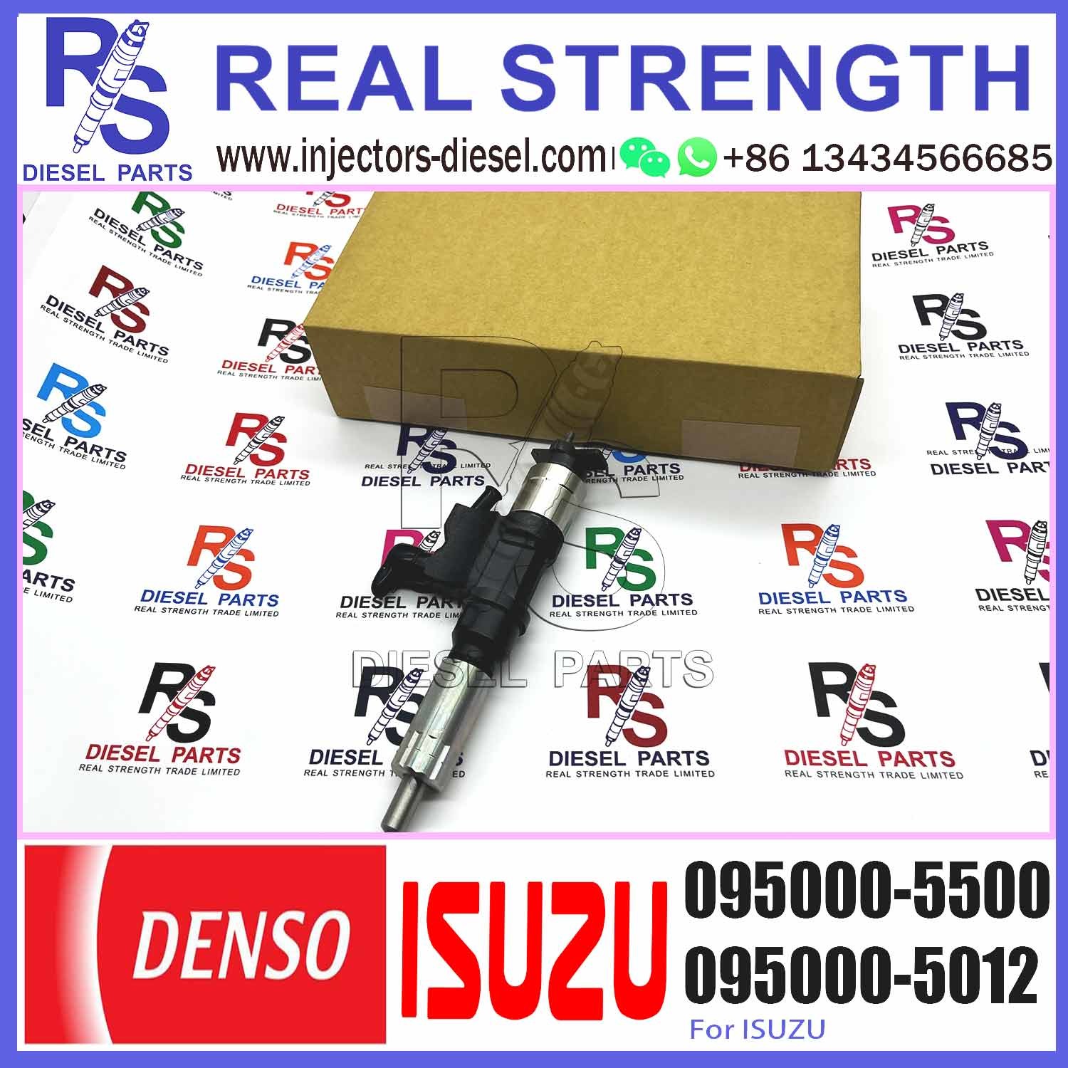 Common Rail Injector 095000-5500,095000-5501 for ISUZU 4HL1, 6HL1 8973675521,8973675522