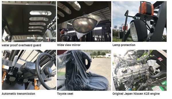 FL25 LPG Gas Forklift Japan Nissan K25 LPG Forklift Truck SNSC