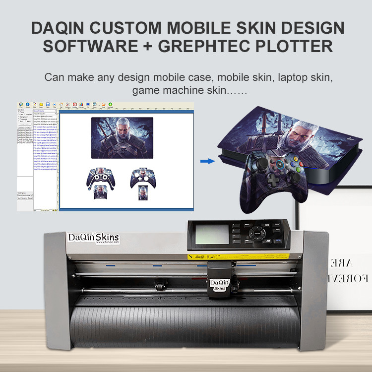 ODM Vinyl Graphics Cutter DIY Business Software Skin Cutter Daqin Stickers Die Cut Sticker Maker