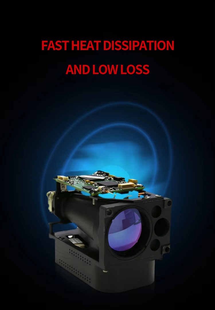 Optic Laser Rangefinder 3000m UAV 10km Vehicle Fiber Optic Laser Rangefinder Module