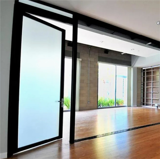 Soundproof High Security Aluminum Casement Doors With 70mm Window Frame Width