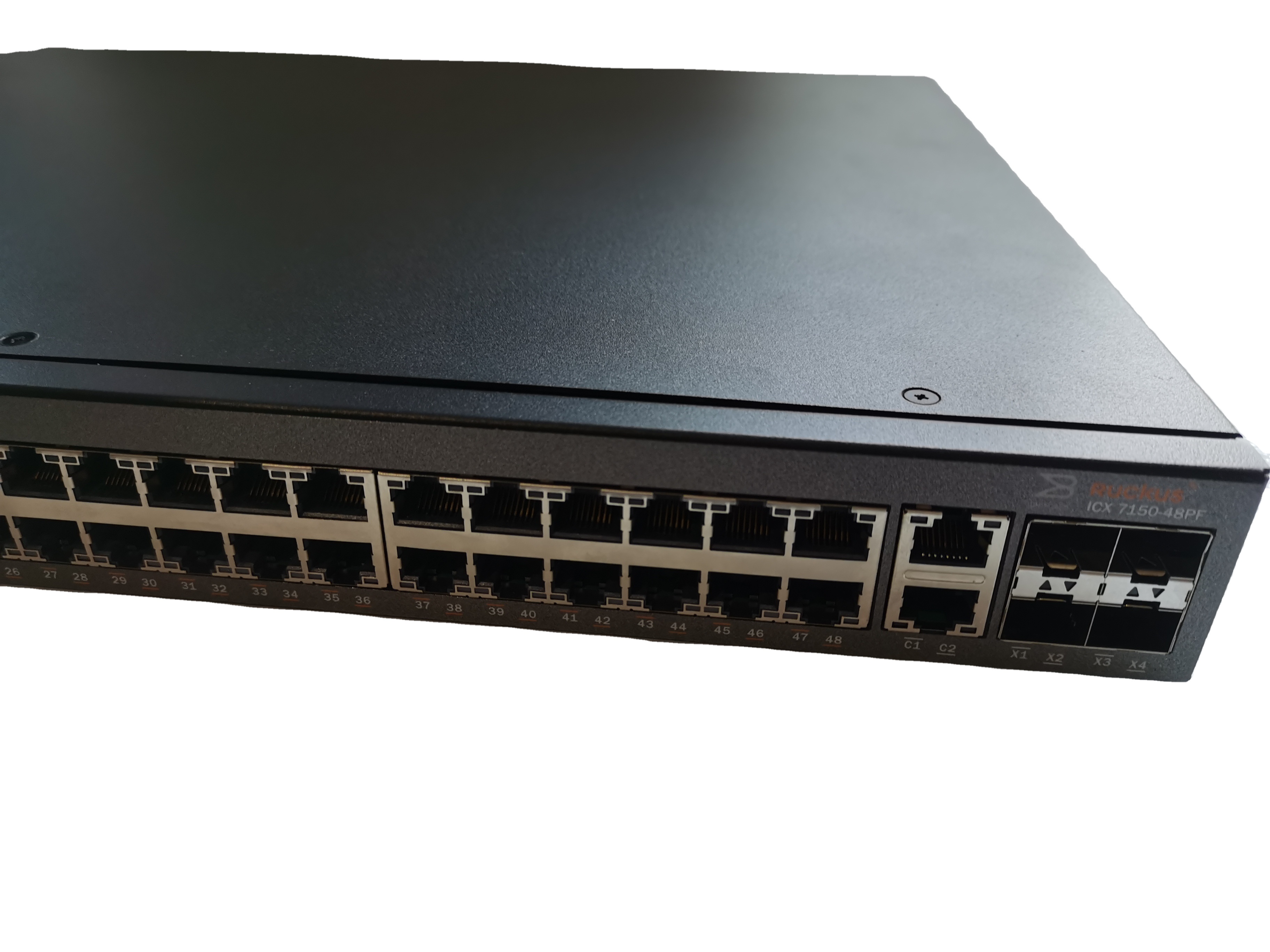 Used ICX7150-48PF-4X10GR Ruckus ICX 7150 48-Port Compact POE Switch With 4-Port 10GBE Uplinks