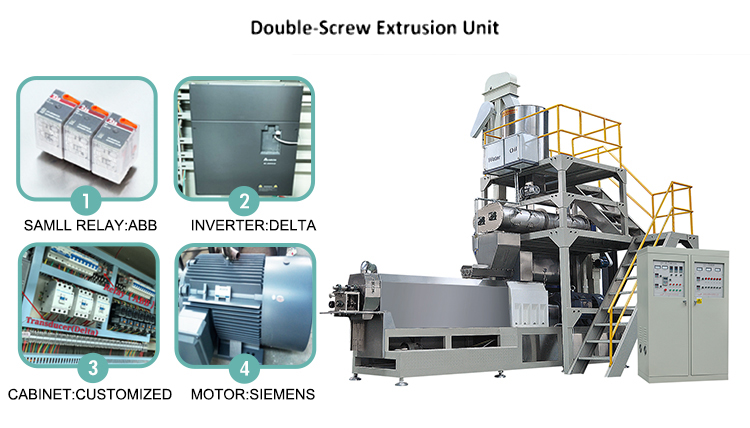 3000 KG Pet Food Processing Line for Large Scale Manufacturing in Food Beverage Shops