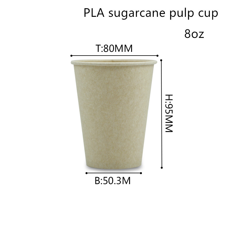 Disposable Fast Food Takeout Kraft Paper Cup for French Frices and Puff Eggs