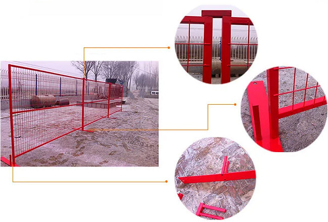 OHSAS 18001 Welded Wire Mesh Canada Temporary Fence