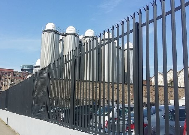 Anti Rust 6ft Galvanized Steel Palisade Fencing with D Section