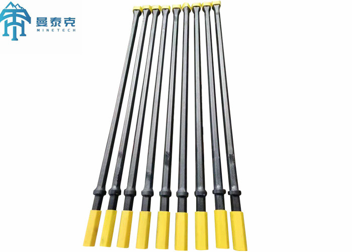Hard Rock Jack Hammer Drill Rod 11 Degree Steel Tapered Hexagonal