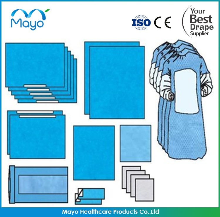 MAYO Disposable Sterile Surgical Drapes Universal Drape Pack