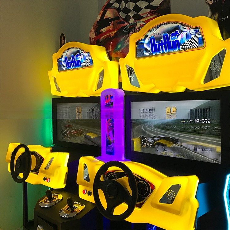 OEM ODM Interesting 2 Player Racing Arcade Machine For Amusement Parks
