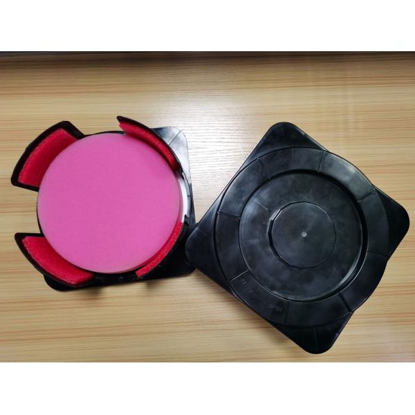 Black Antistatic Horizontal Wafer Shipper Rotated Open Box OEM With Low Gas Release