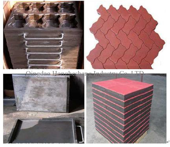 200T Rubber Floor Tile Making Machine
