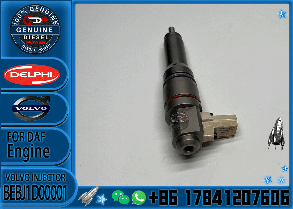 Fuel Injector 1925657 BEBJ1D00001 2005596 BEBR3A01000 1897675 BEBR3A01100 1934321 BEBU2C00300 for DAF MX13 EURO 6MY15