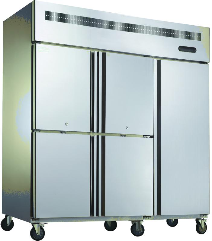 Low-energy Upright Stainless Steel Kitchen Commercial Upright Freezer CE CB ROHS