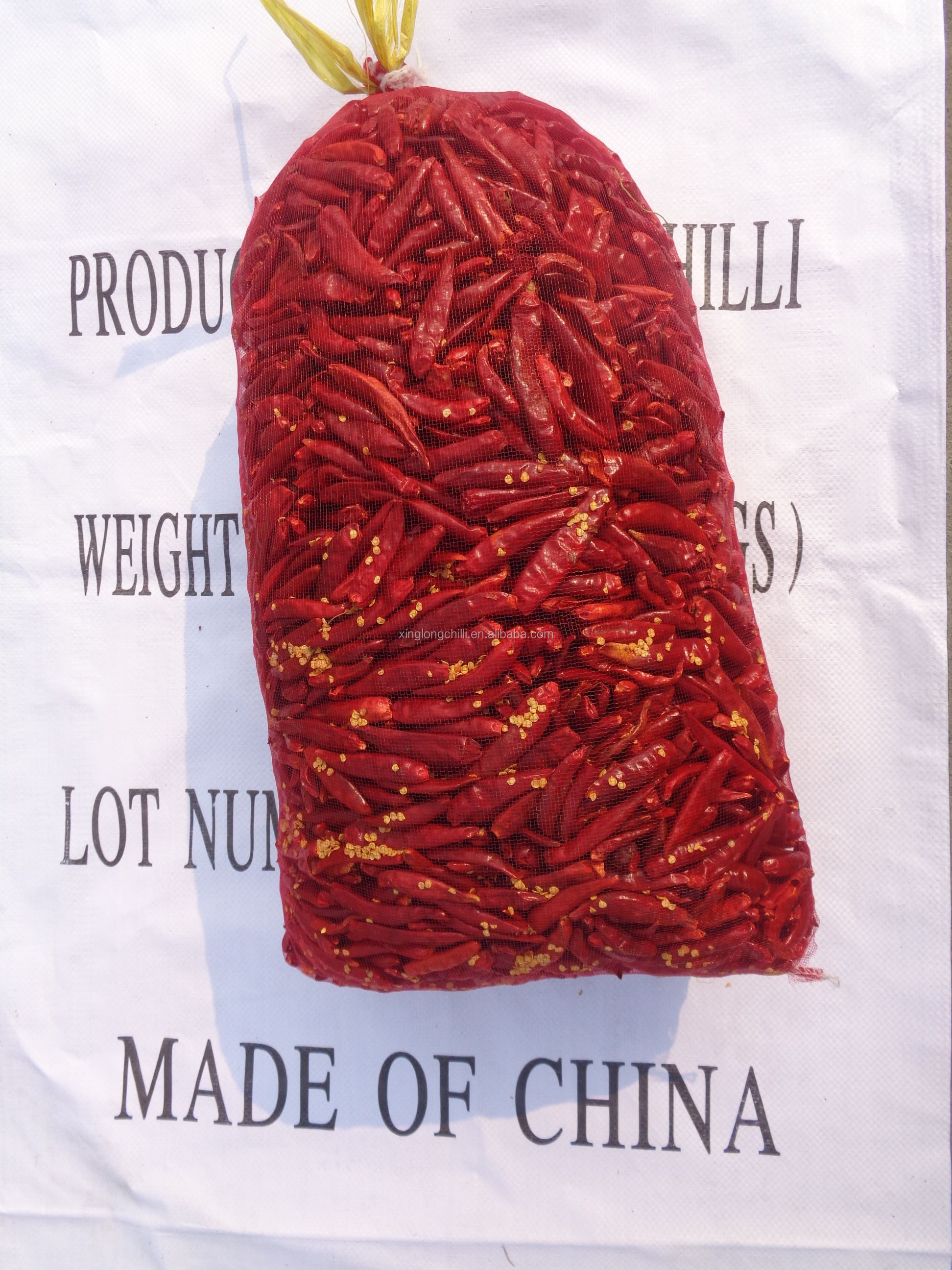 GMP Dried Red Chilli Peppers 2CM Dehydrated Lantern Pepper 2 Year Shelf Life