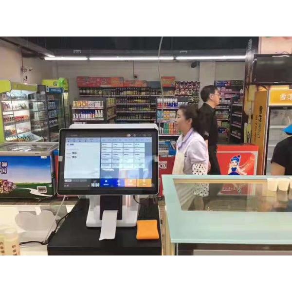 Bluetooth All In One Touch Screen POS Terminal Machine For Supermarket Cashier