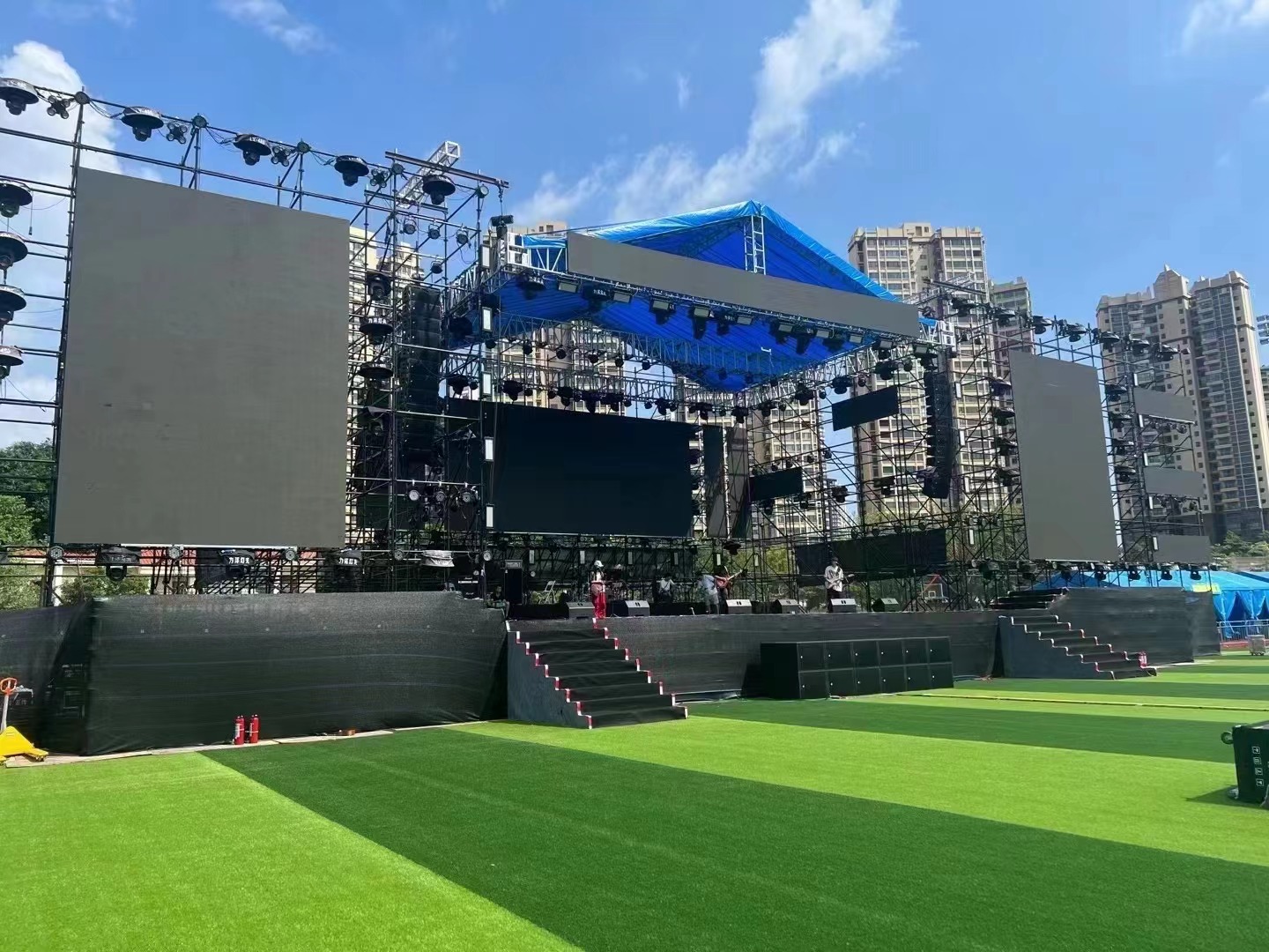ARE Audio Outdoor Line Array Dual 8 Inch PA System Professional Audio System Line Array Portable Line Array