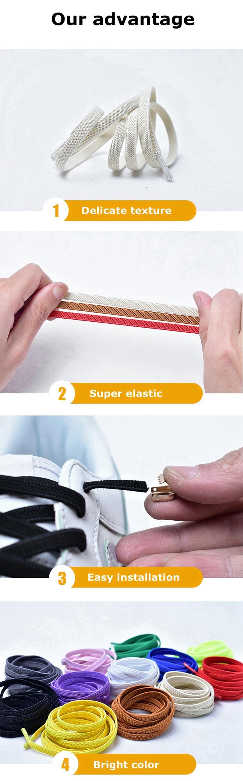 China Suppliers Colorful Sport Flat Shoe Lace For Sale