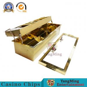 Buy cheap High Grade Titanium Layer Metal 304 Stainless Chip Tray With Lock product