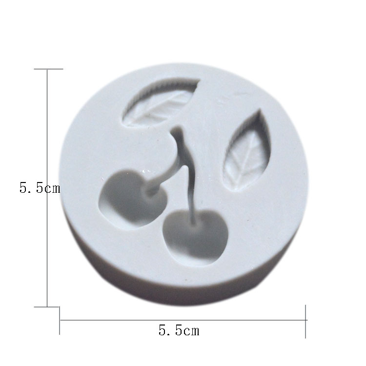 Cherry Silicone Baking Moulds Bakeware Household Fondant For Cake Decoration
