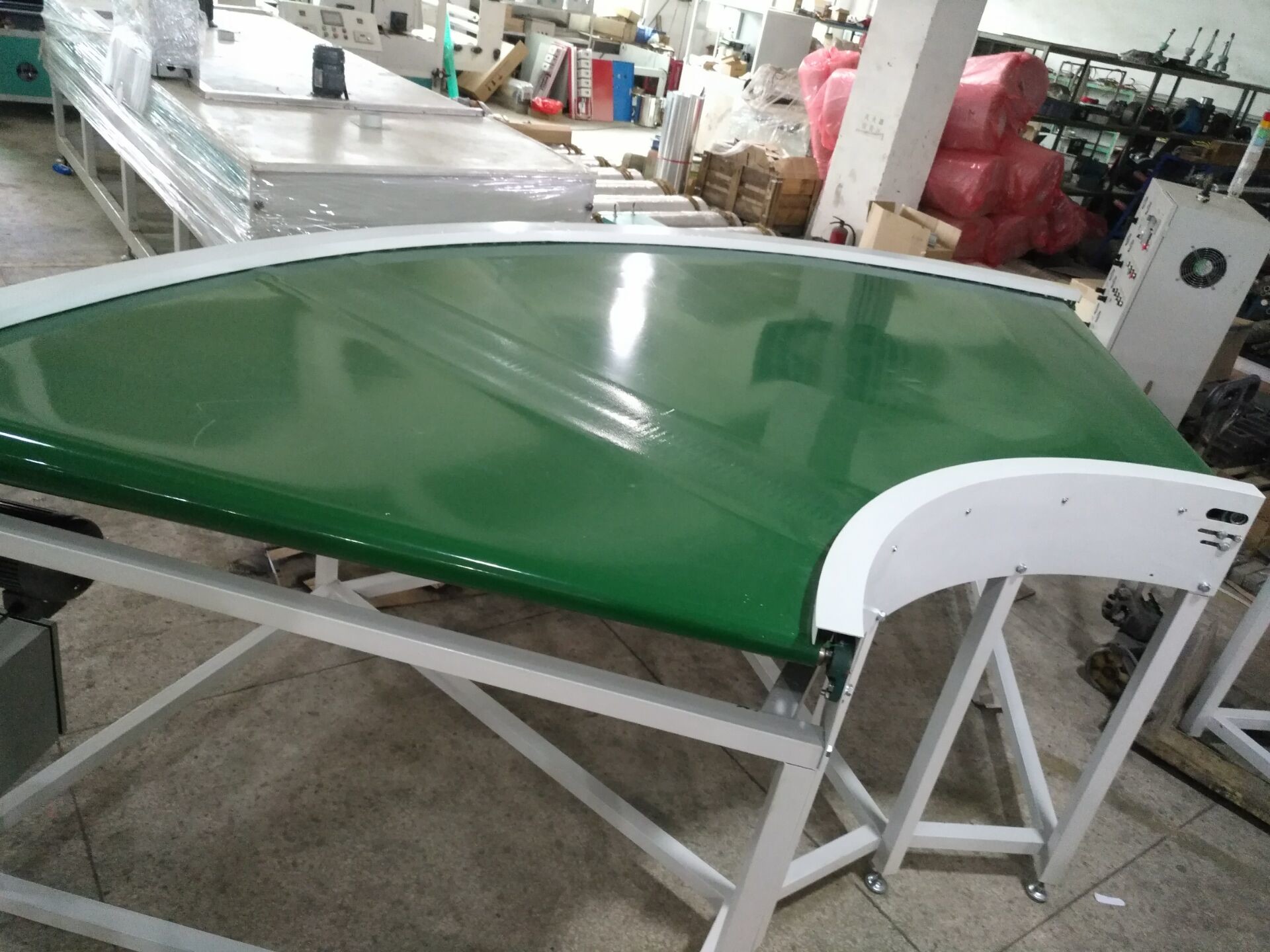 10m/Min 180Degree Turning Conveyor Belt Machine / Conveyor Belt Vulcanizing Machine
