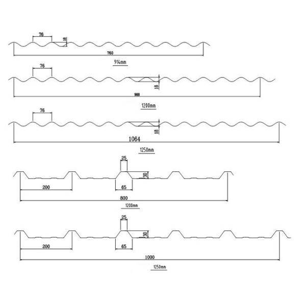 double roof tile roller machinery
