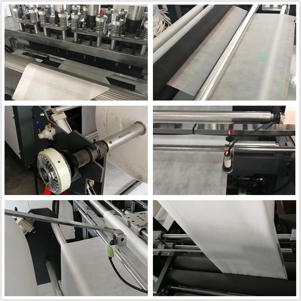 High Speed Non-woven Fabric Shopping Bag Maker HJ 600#1200mm Paper Shopping Bag Making Machine Non Woven Fabric