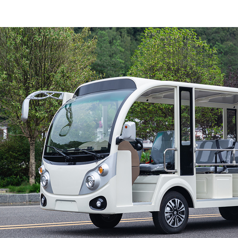 Cheap China Bus Long Range and High Torque 14 Seater Electric Shuttle Car
