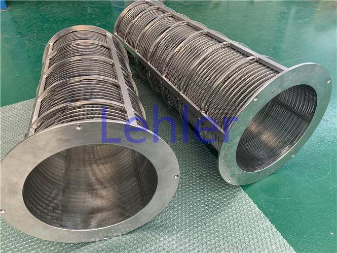 Cow Manure Separator Screw Press Filtration Separator Screens SS316L Material