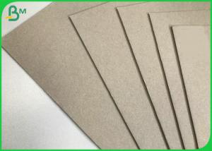 China 1.5MM 2MM Thick Laminated Grey Board , 100% Recycled Pulp Grey Chipboard Paper on sale