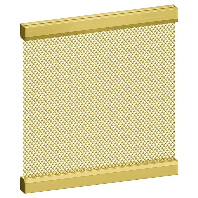 Aluminum Coiled Wire Fabric For Exterior Patio Divider With Custom Configurator Service