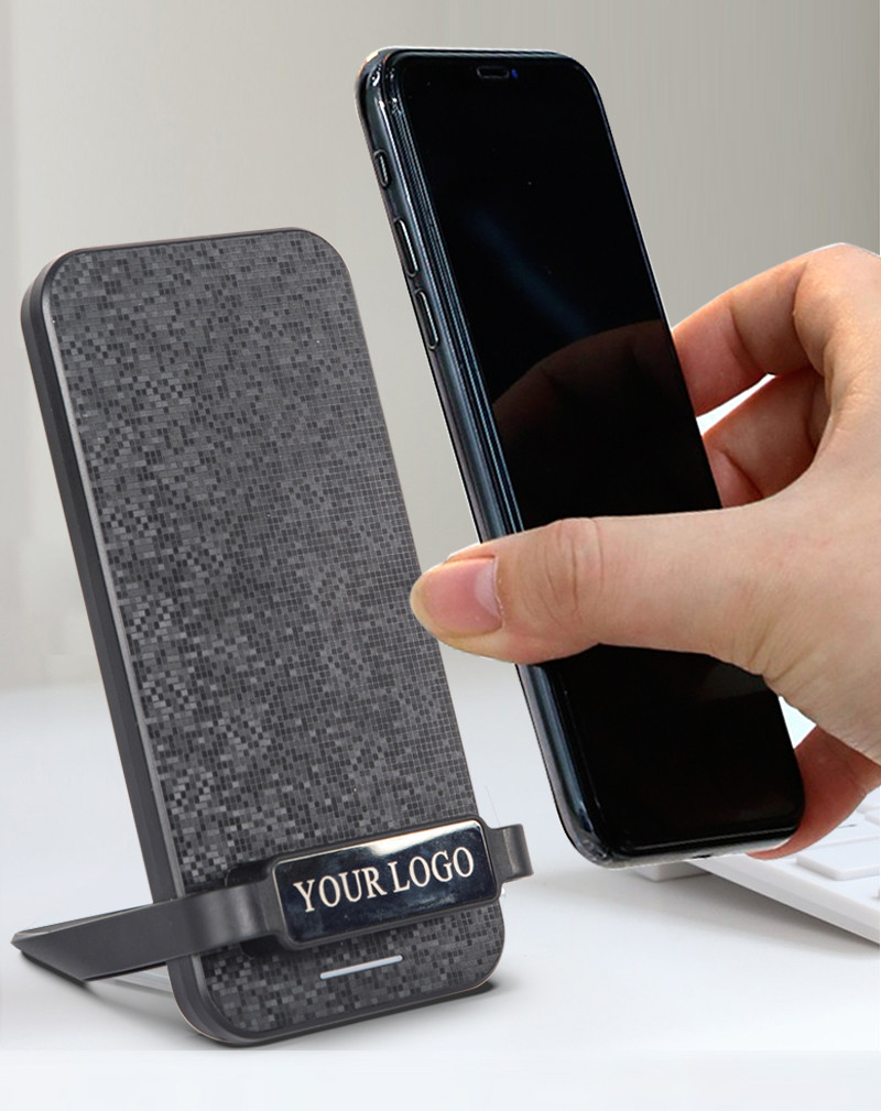 Multifunctional Qi 10w Fast Wireless Charging Stand PC ABS Material