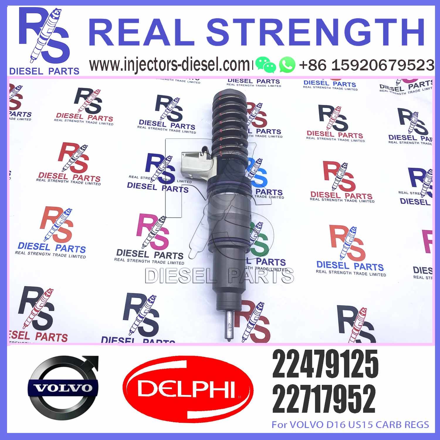 Common Rail Diesel Fuel Injector 22717952 BEBE5L17001 22479125 For Engine Parts