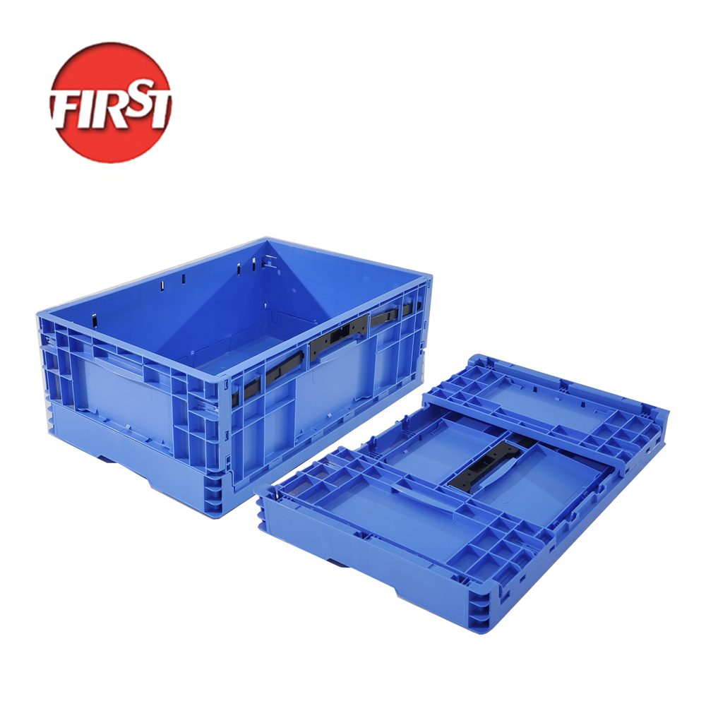 Milk Foldable Vegetable Crates PP Plastic Transport Euro Box Containers Parts Storage