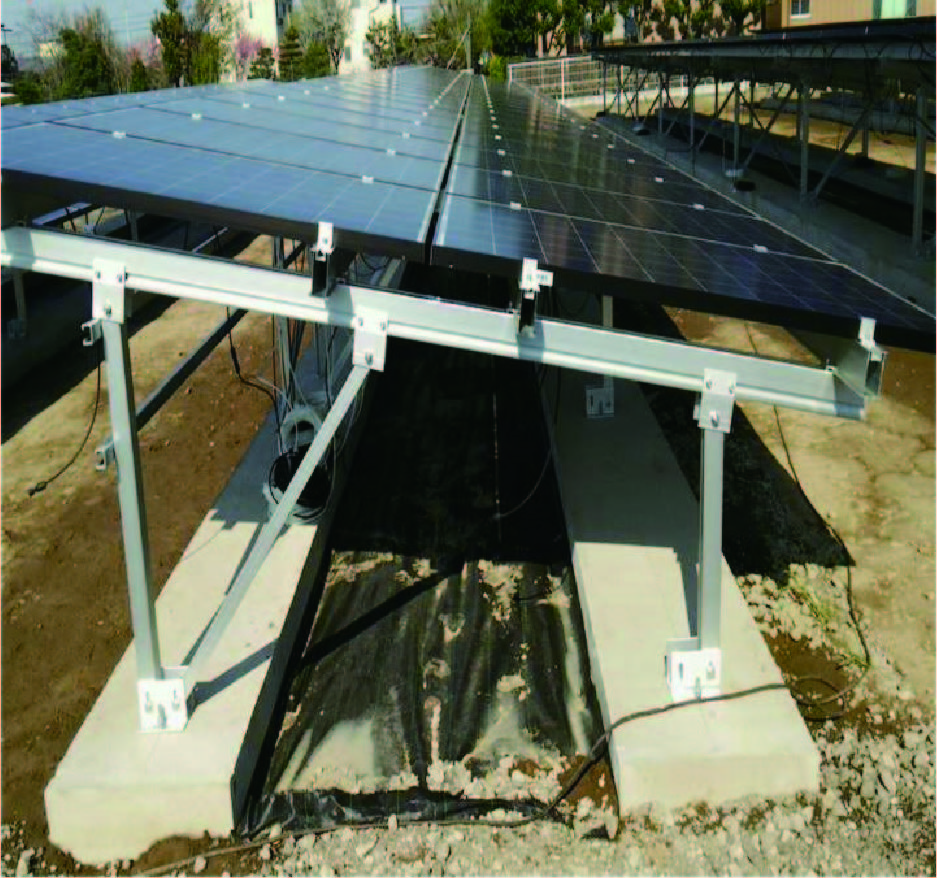 Aluminum Solar Panel Ground Mounting Systems Frameless for Home power system solar bracket