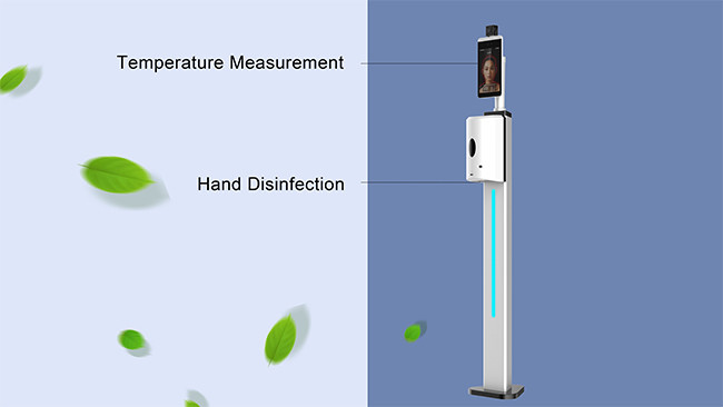 Digital FCC CCC Automatic Soap Dispensers Non Contact Fever Sensor