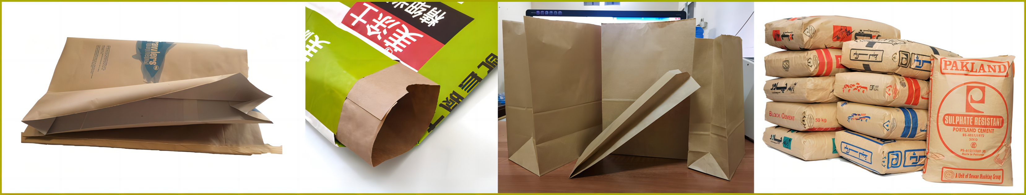 80gsm Semi Extensible Sack Kraft Paper For Cement Bags Packaging