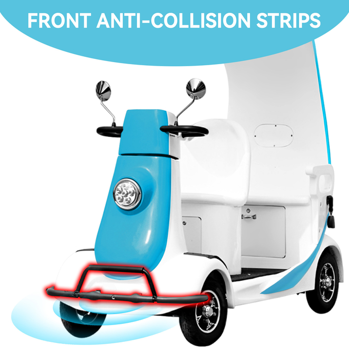 50-55km Electric Sightseeing Car Sightseeing Trains Waterproof Hill Climbing