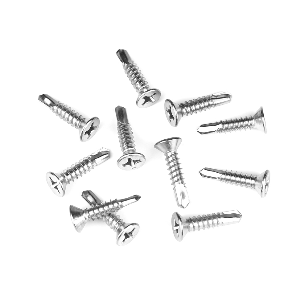 Flat Head Phillips Self Drilling Screw for High Hardness Bulk Tek Screws in Gas Stove