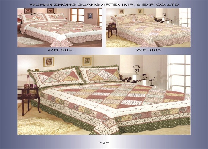 Irregular Cloud Stitching Bedroom Bedding Sets , 1 - 3cm Thickness Vintage Bedding Sets