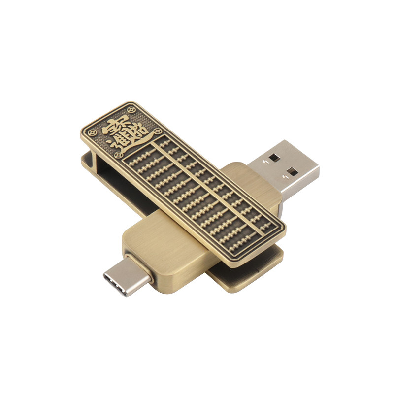 Retro Body Color TYPE C USB 128GB 256GB High Speed 55*18*11mm
