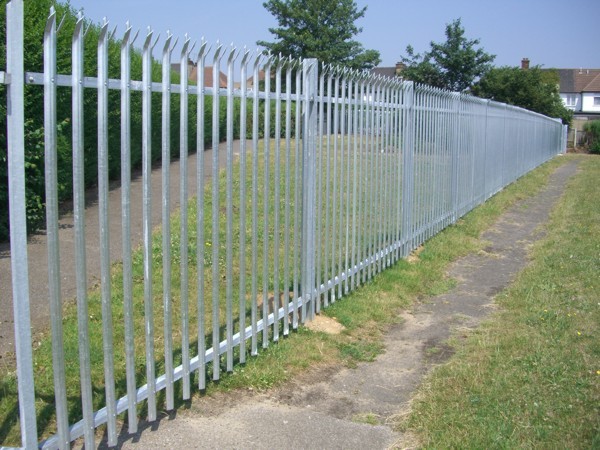 Weatherproof Galvanized 3ft Steel Palisade Fencing For Car Parks