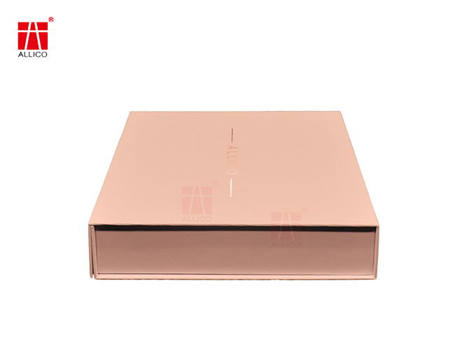 Pp Lamination Easy Fold Box , 1.5mm Pink Corrugated Shipping Boxes