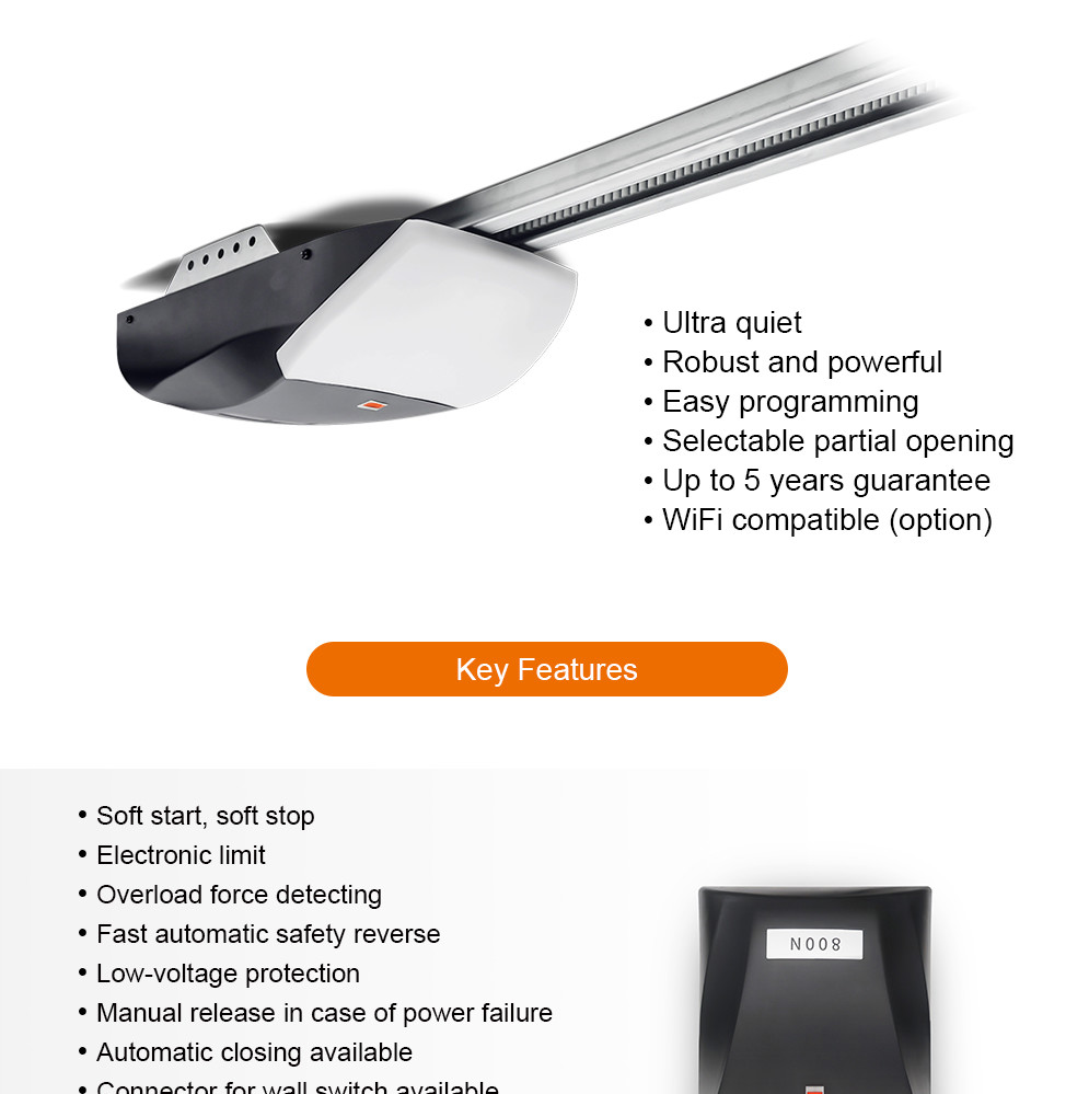 24VDC 1200N 260W Smart WiFi Garage Door Opener