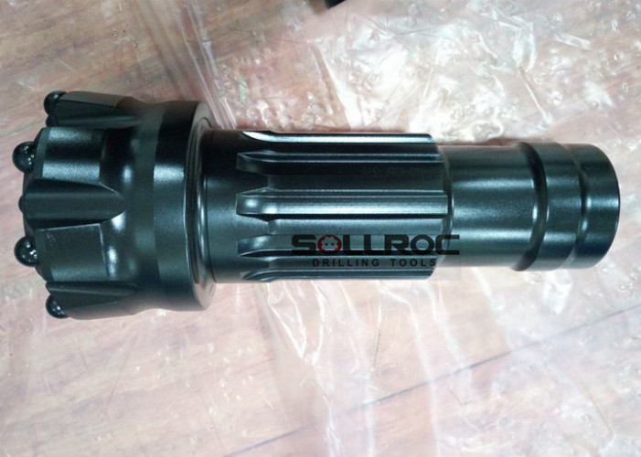 Civil Engineering 195 - 254mm DTH Bit QL80 With Carbide Buttons Black Color